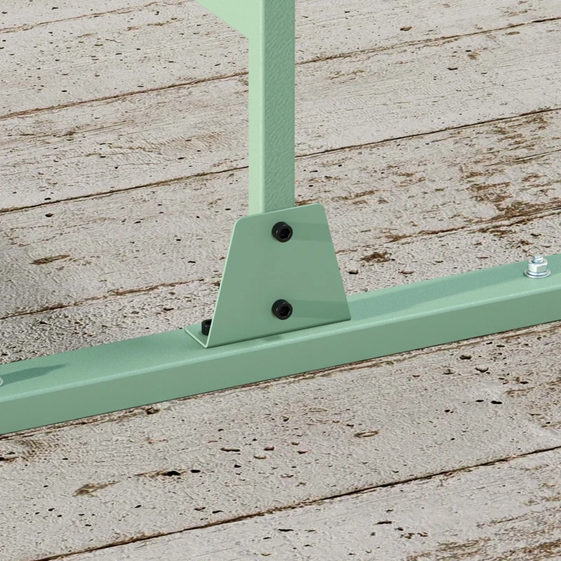 Outsunny Panneau brise vue décoratif paravent extérieur vert à motif végétal en métal - 122 x 45 x 198 cm, vert