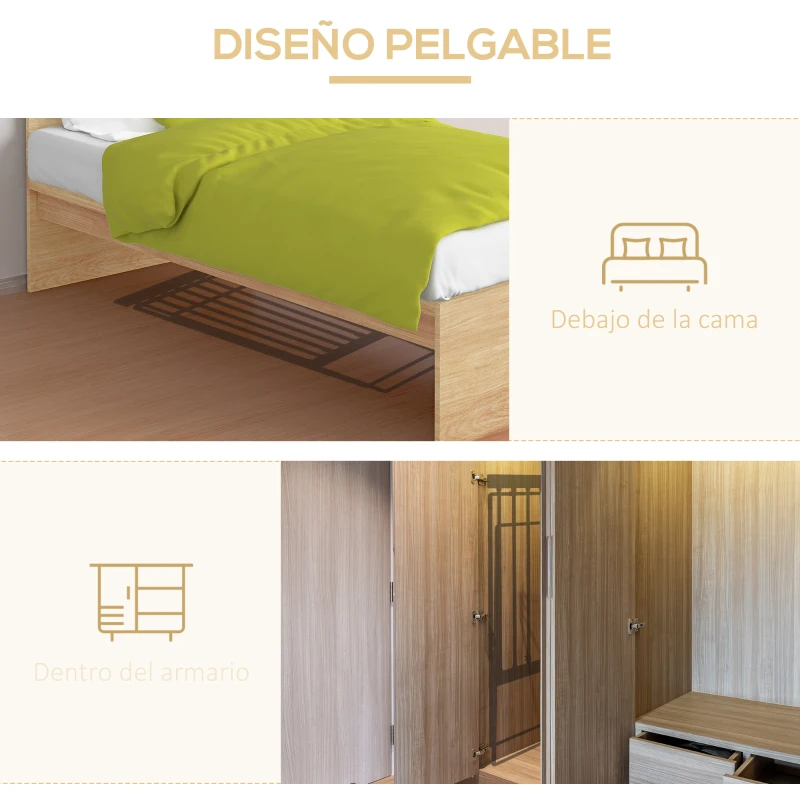 HOMCOM Tendedero Eléctrico Plegable 120W Secador Eléctrico de Ropa con Marco de Aleación de Aluminio 94x50x90 cm Plata