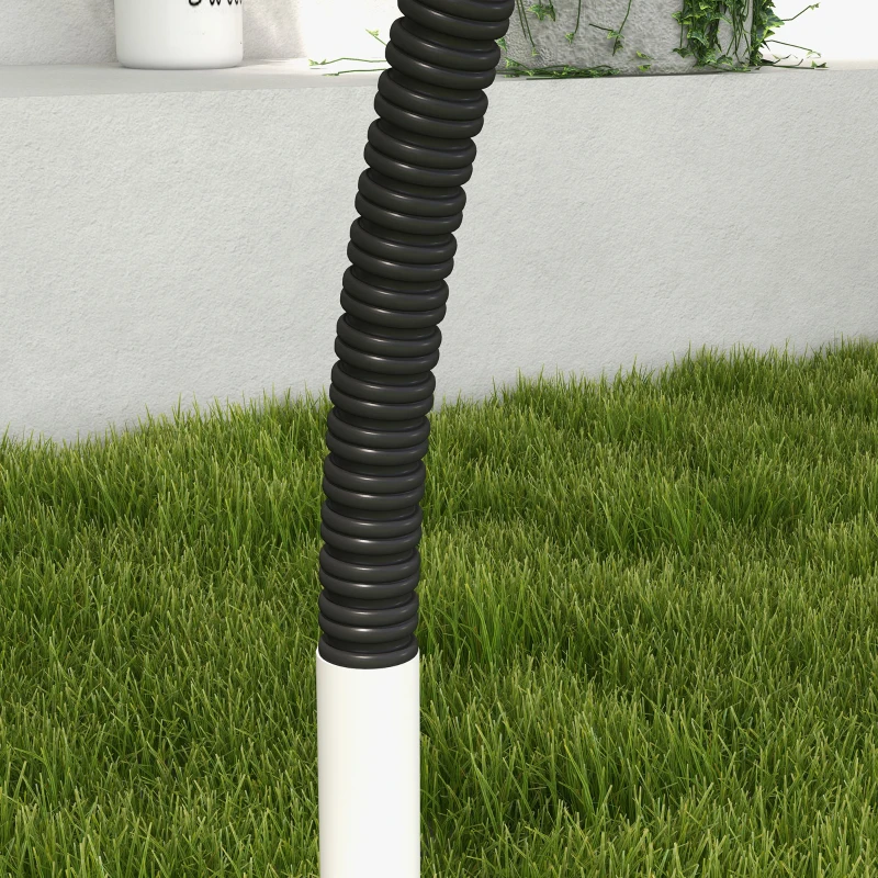 PawHut Lot de 4 pièces d'équipement agility - hooper agility - arceaux entrainement pour chien, obstacle avec sac de transport