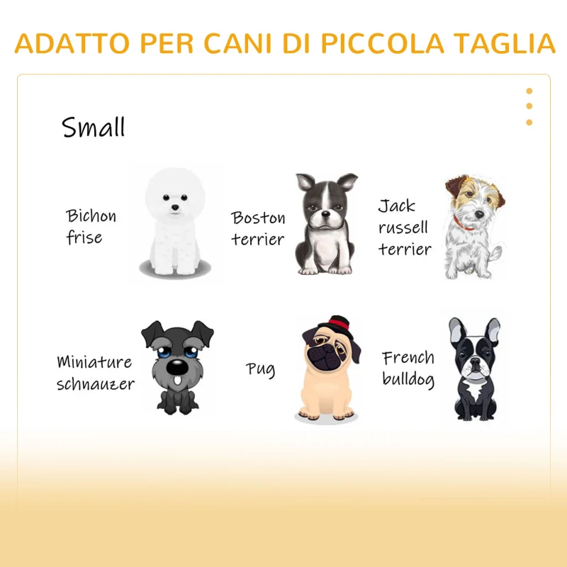 PawHut Cuccia per Cani a Casetta in Legno, per Animali Fino a 15kg, Grigio e Bianco