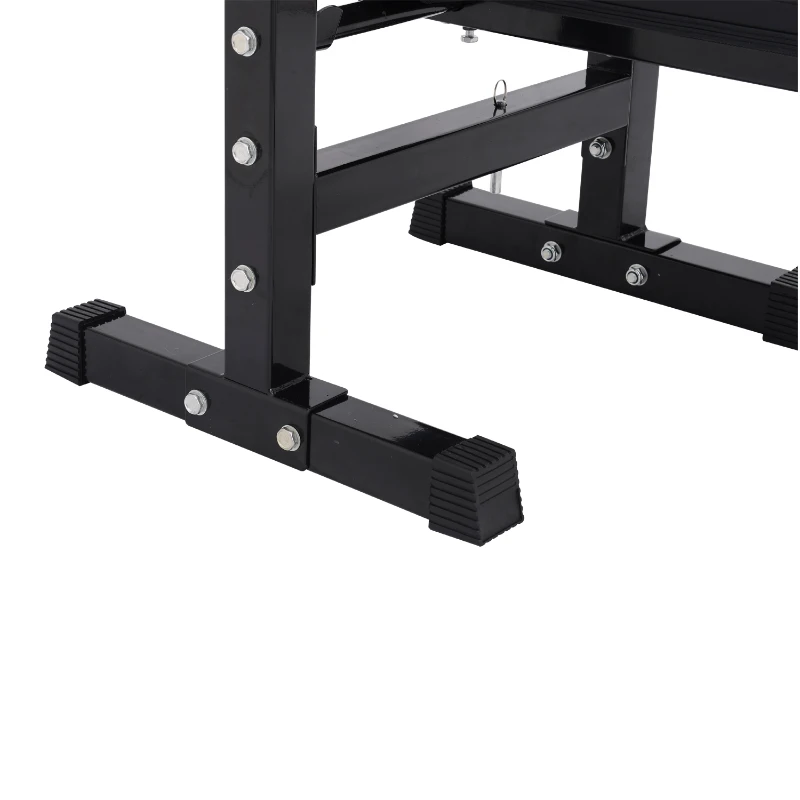 Homcom - Panca Pesi Attrezzatura Fitness Panca Pieghevole per Palestra e Home Gym