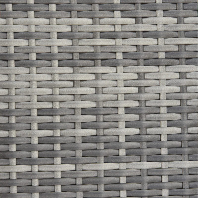 Outsunny Rattan Garden Furniture Outdoor Patio 5 Piece Wicker Weave Sofa Set with Storage,  Cushioned, 3-Seater Sofa + 2 Single Chairs + Foot Stool + Coffee Table