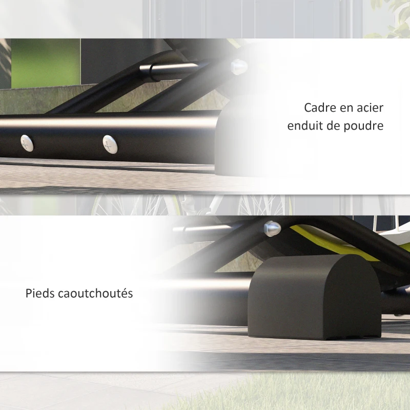 SPORTNOW Porte-vélo autoportant idéal pour votre garage maison ou magasin de vélos pour les vélos 24 à 29" et vélo 700 c