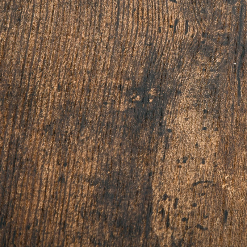 HOMCOM Writing Desk Computer Table Home Office PC Laptop Workstation Storage Shelf 84L x 45W cm Rustic Brown