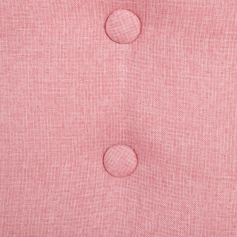 HOMCOM Children's Armchairs Kids Armchair Toddler Chair 2 Seater Wood Frame Mini Sofa for Bedroom Playroom Pink