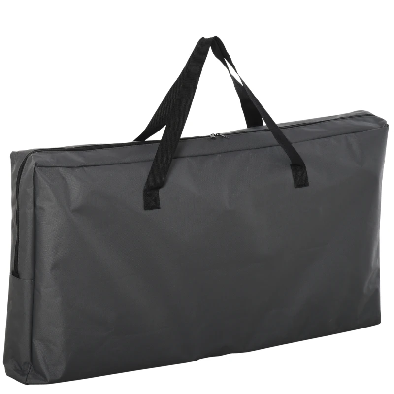 Outsunny Cuisine de camping - meuble camping - armoire de camping - plan de travail, nombreux rangements, sac transport inclus - armature alu. Oxford gris