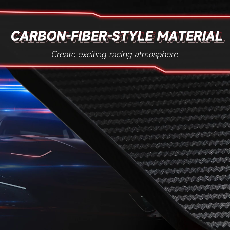 HOMCOM L-Shaped Gaming Desk, Computer Corner Desk, Home Office Workstation with Cable Management, 145 x 81 x 76cm, Black, Right