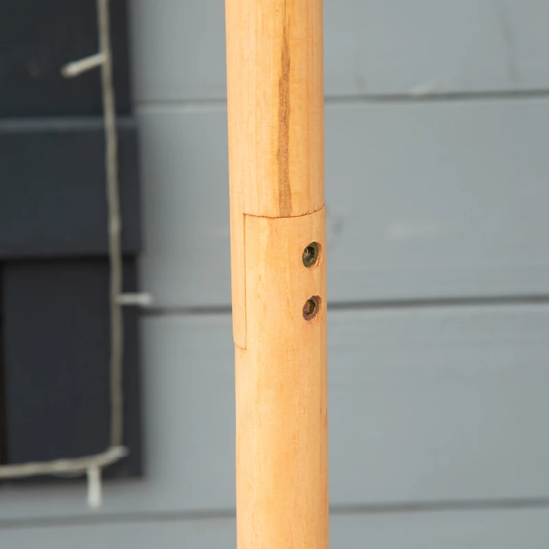 HOMCOM Mangeoire Mangeoire pour oiseaux sauvages sur Pied nichoir a Plateau Station a Oiseau Abris à oiseaux Bois pour Exterieur 113 cm