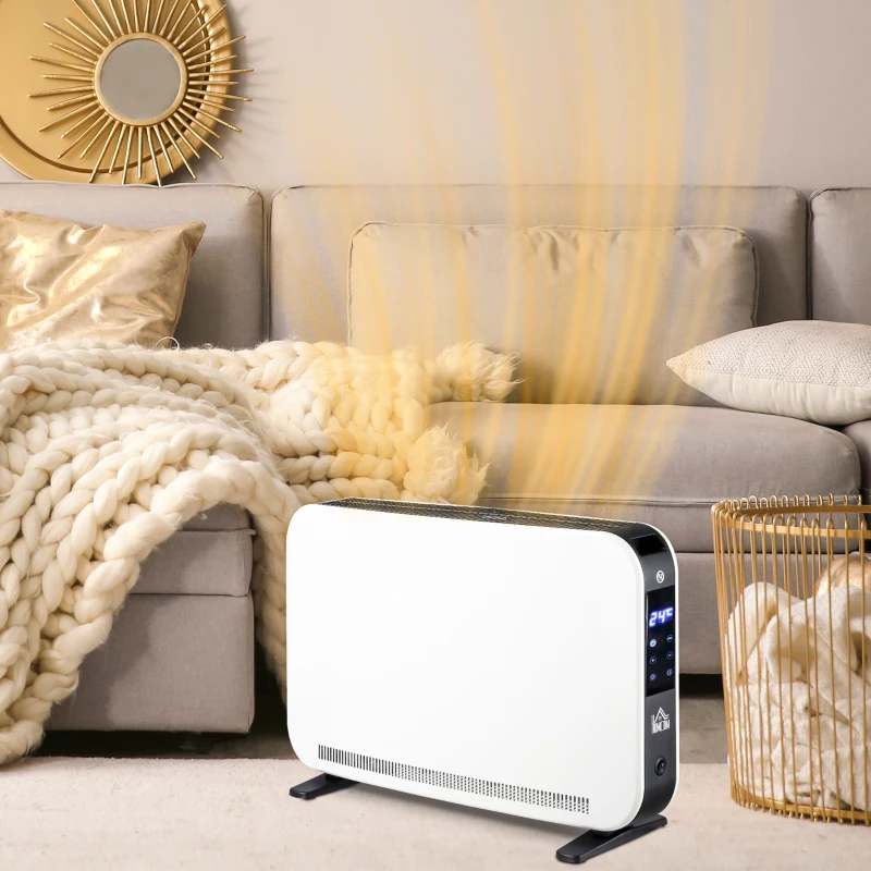 HOMCOM Three-Mode Modern Slimline Heater, 7-35℃ Temperature