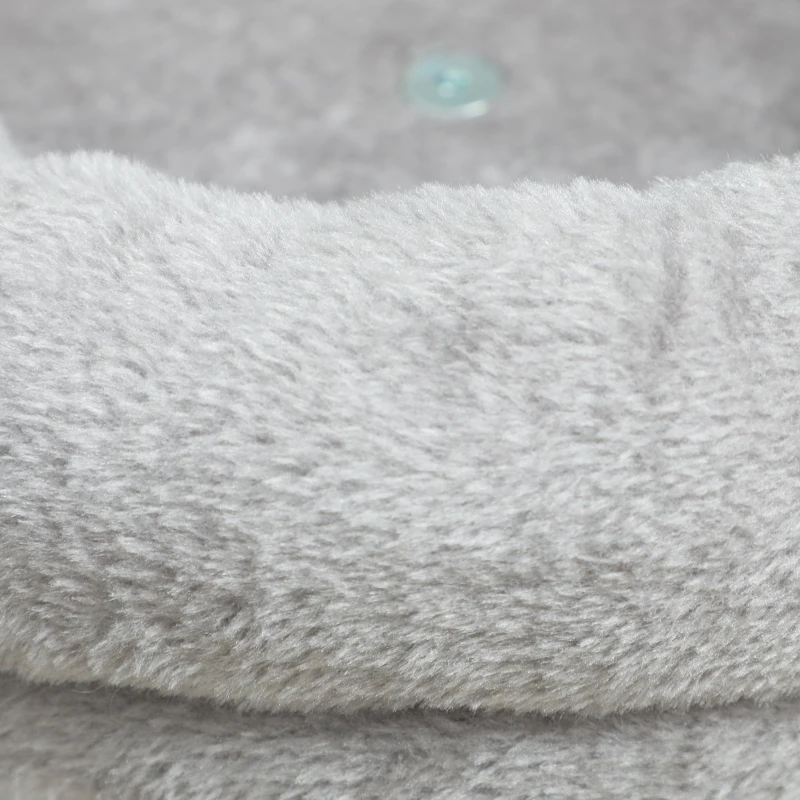 PawHut Arbre à chat tour de jeux pour chats, avec poteaux à griffer lit pour chat maison pour chat 42 x 30 x 66 cm gris clair