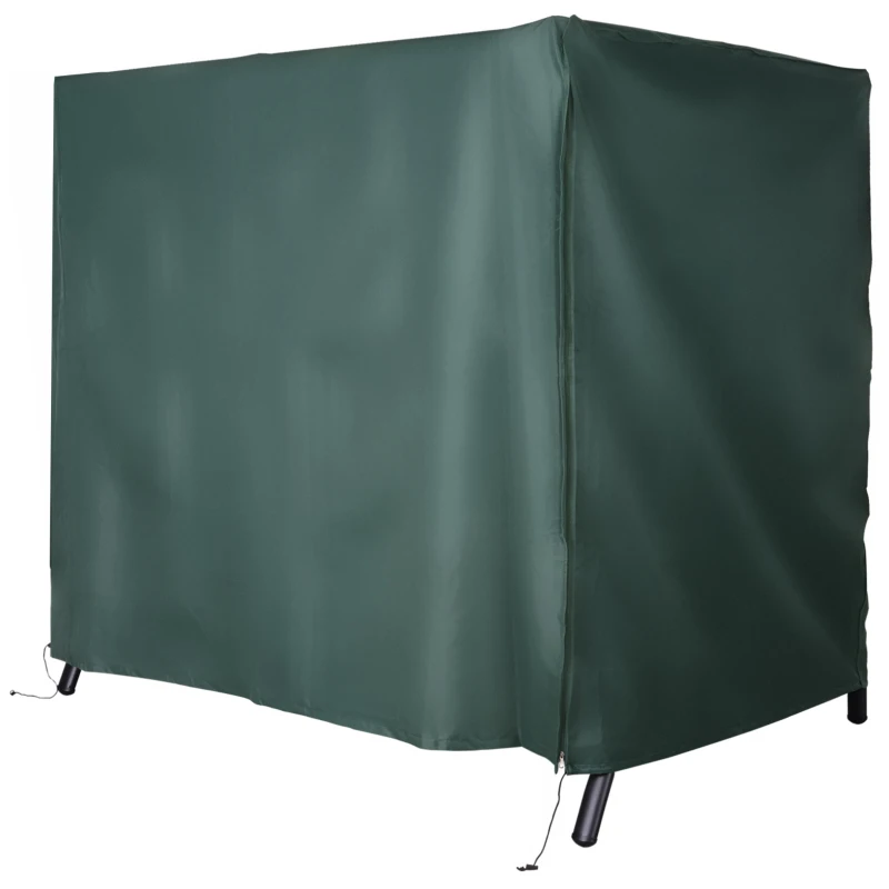 Outsunny 205 x 124cm Three-Seater Swing Chair Protective Cover Deep Green