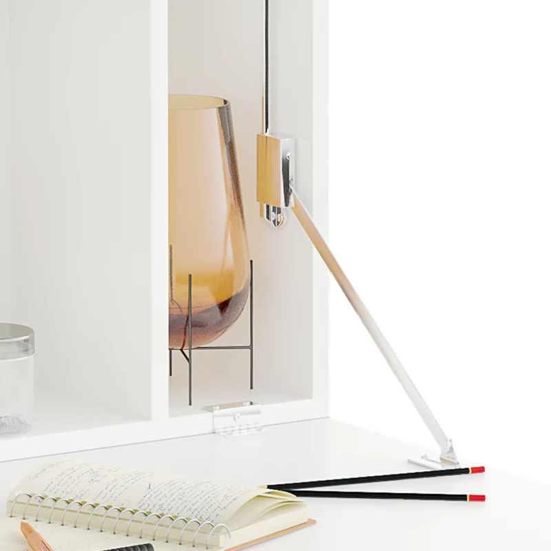 HOMCOM Bureau suspendu table murale table d'ordinateur murale et tablette rabattable avec rangements - 77 x 20 x 51 cm