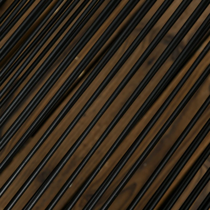 Outsunny 4 Seater Rattan Cube Garden Furniture Set, Rattan Dining Set with Cushions, Outdoor Dining Table and Chairs with Rectangular Wood Grain Plastic Top Table for Patio, Balcony, Black