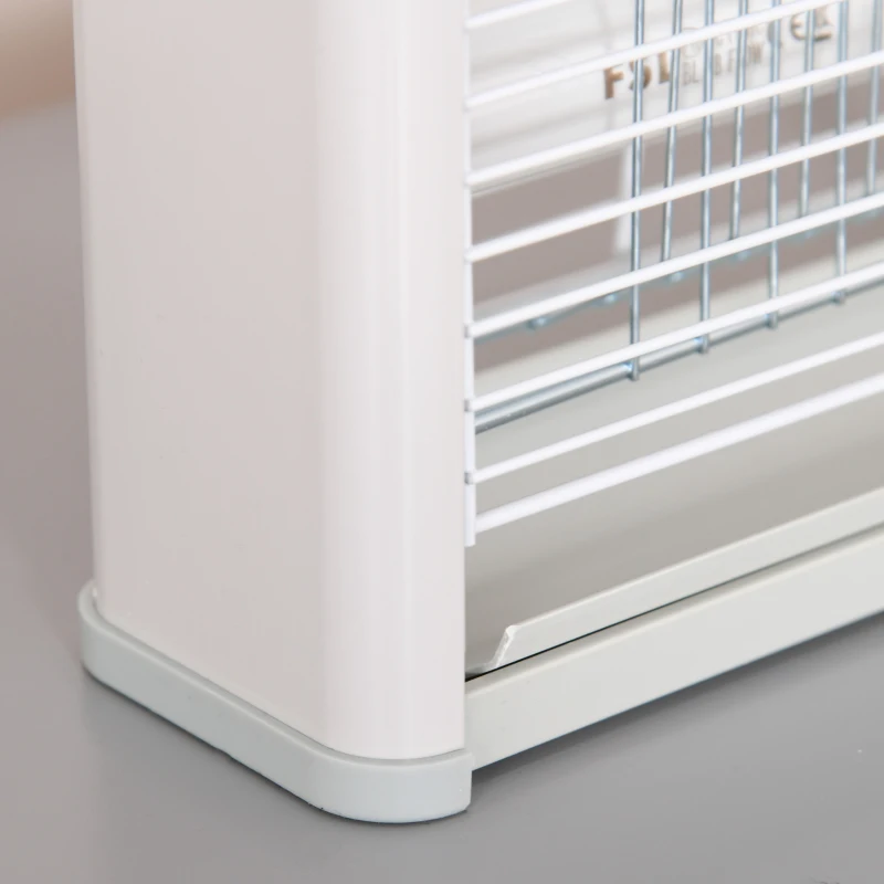 Outsunny Lámpara Anti-mosquitos Lámpara Matamoscas Eléctrica Lámpara Anti-insectos 20W Área 60m² Seguro y Eficaz con Luz UV para Exterior e interior