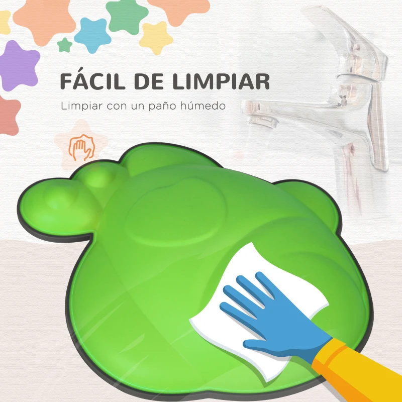 AIYAPLAY Conjunto de 6 Piezas Bloques de Equilibrio Apilables con Borde Antideslizante Forma de Pez Dorado Multicolor