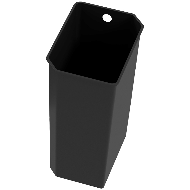 HOMCOM Poubelle de cuisine 10L, en acier inoxydable avec couvercle à fermeture douce, compacte avec seau intérieur amovible