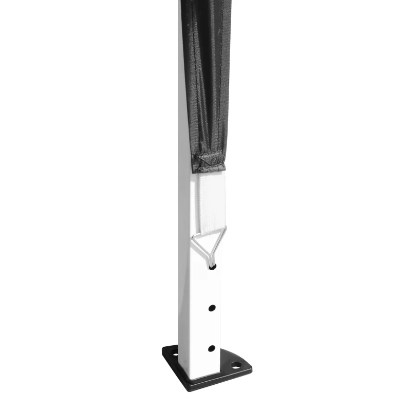 Outsunny Tonnelle pop-up barnum de jardin pliant anti-UV + sac de transport acier Oxford 2,95 x 2,95 x 2,55 m gris