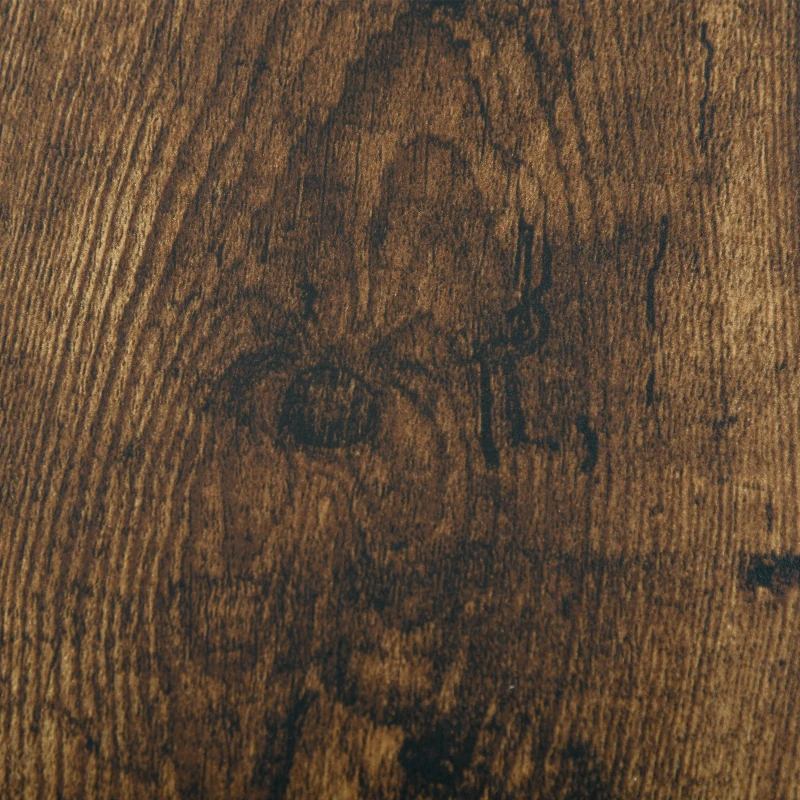 HOMCOM Libreria Moderna a 3 Ripiani con 8 Vani, Mobile da Ingresso, Soggiorno e Camera, 97.5x30x100cm, Marrone Rustico