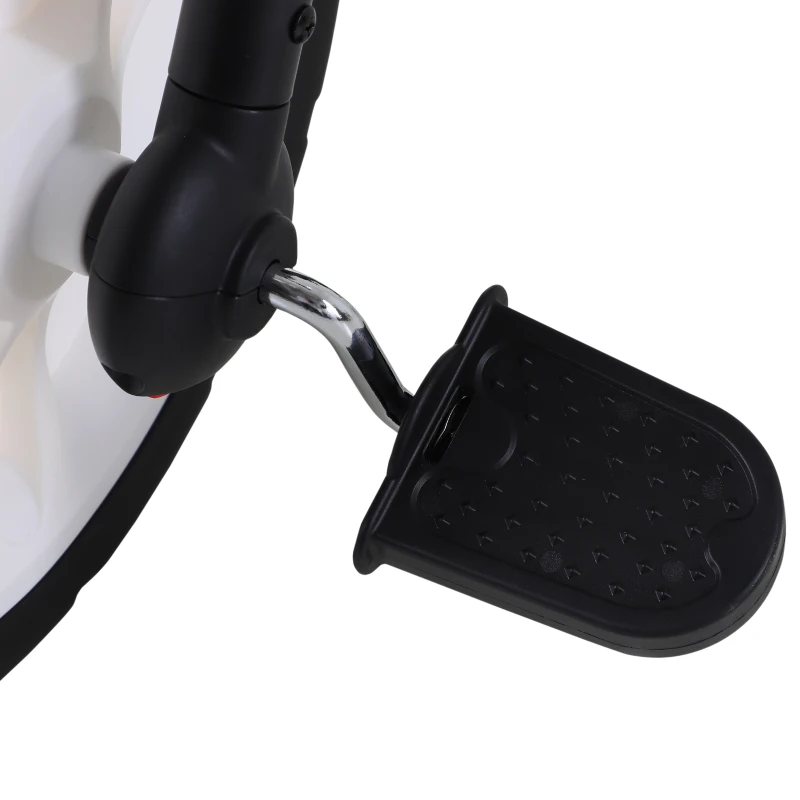 HOMCOM Bicicleta de Equilibrio con Pedales y Ruedas Entrenamiento Extraíbles de Asiento Regulable 33-38cm Niños +24 Meses Carga 25kg Negro