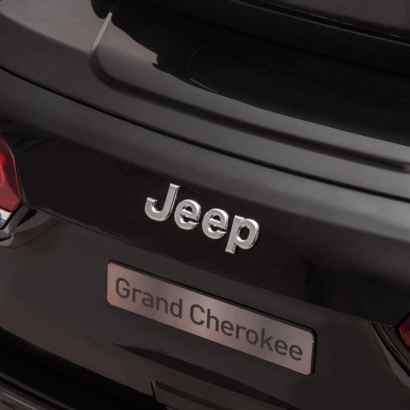 HOMCOM Macchina Elettrica Jeep per Bambini 12V, Guida Manuale e con Telecomando Velocità 0-3km/h, 114x76x58cm, Nero