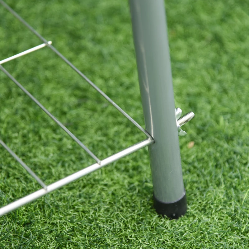 Outsunny Barbecue a Carbonella BBQ Grill con Coperchio e Ruote 48×52.5×79.5cm