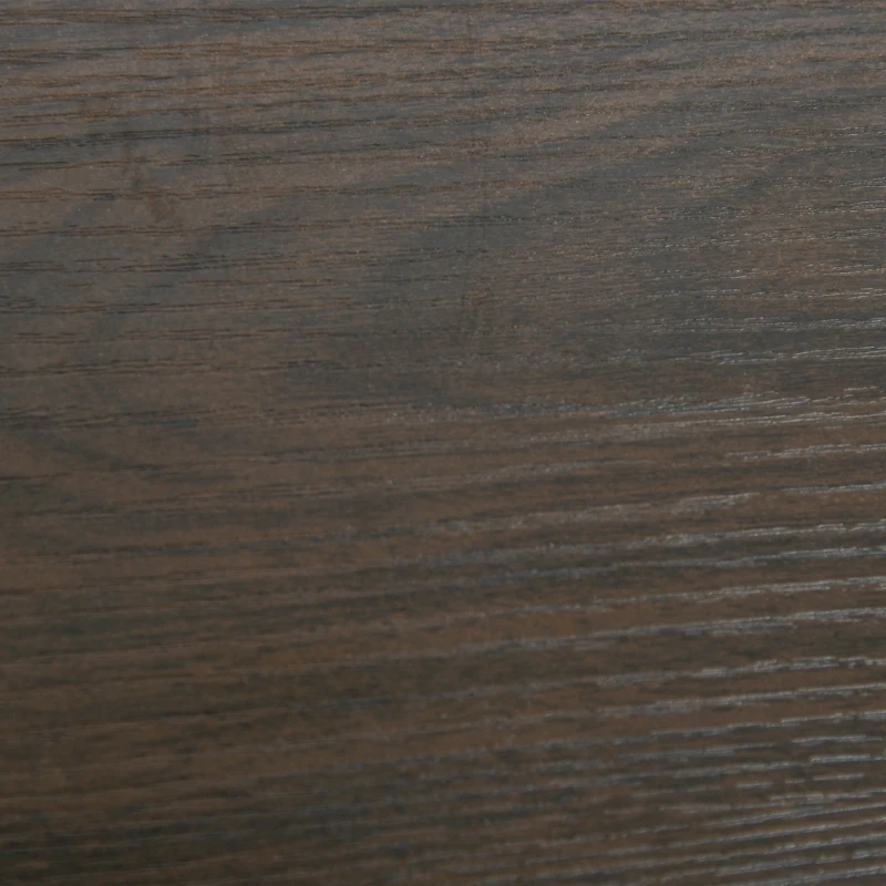 HOMCOM Computer Desk, Industrial Work Desk for Home Office, Study, Bedroom, Workstation with Metal Frame, 135 x 60 x 75cm, Walnut and Black