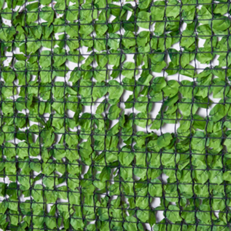 Outsunny Lot de 2 haies artificiels érable Brise-Vue décoration Rouleau 3L x 1H m Feuillage réaliste Anti-UV Vert