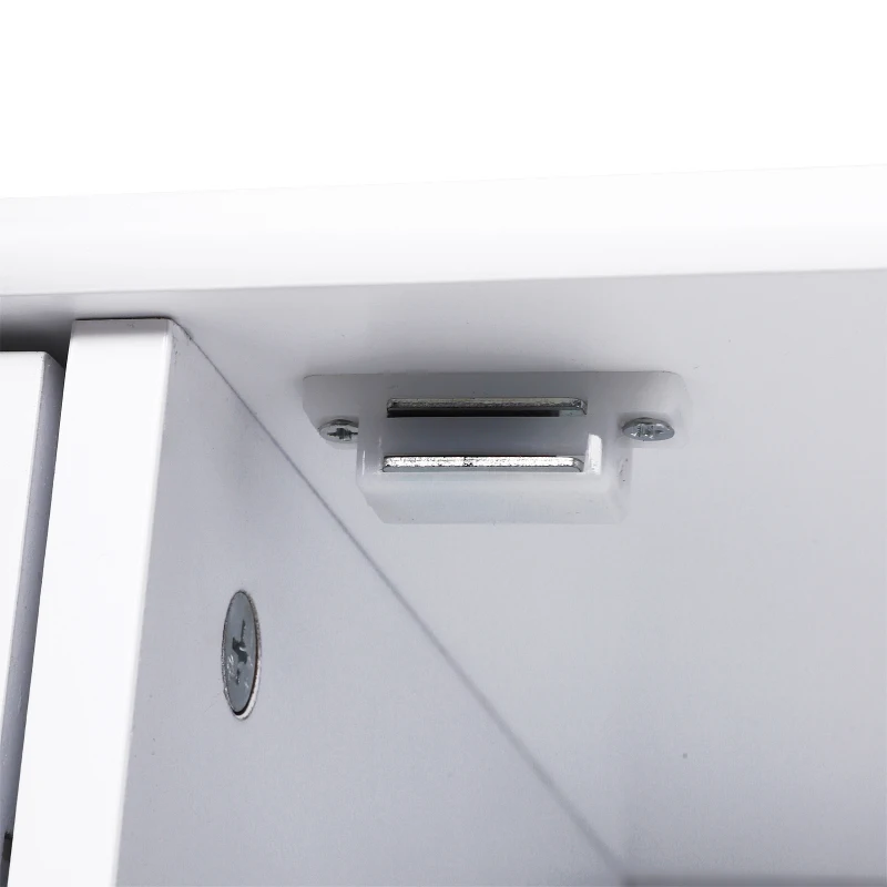 kleankin Mobile da Bagno con 4 Cassetti e Armadietto con Ripiano Regolabile a 3 Altezze, Armadietto da Bagno Salvaspazio con Vernice Ecologica, Anti-Ribaltamento in MDF, 56x30x83cm, Bianco