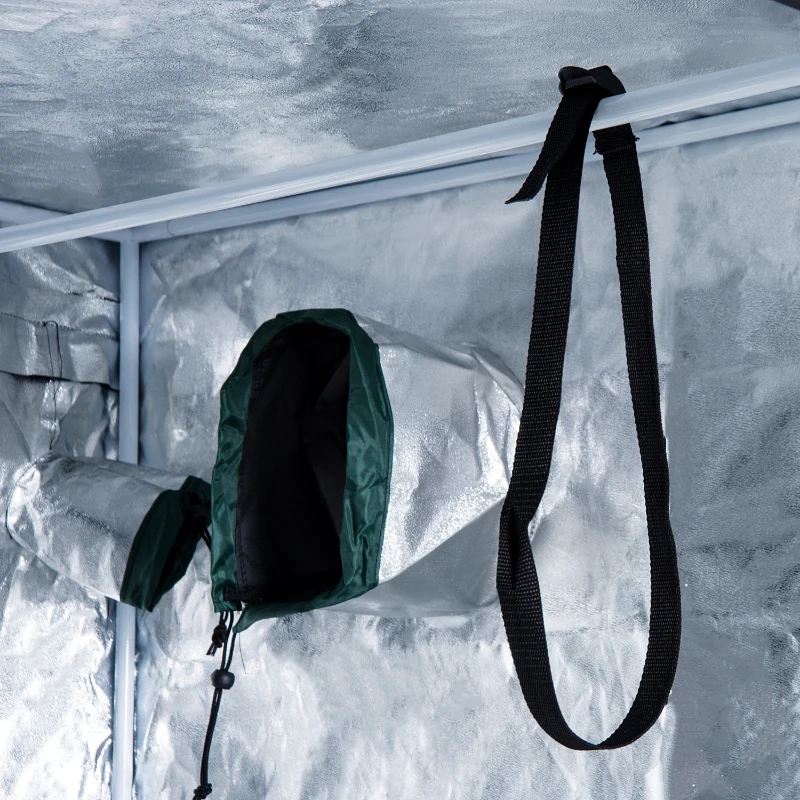 Outsunny Chambre de Culture Hydroponique 1,2 x 1,2 x 2 m