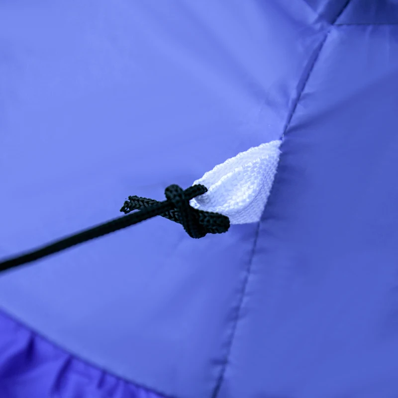 HOMCOM Pupazzi di Neve Gonfiabili da Esterno 120cm, Luminosi, Decorazione Natalizia Impermeabile con Picchetti e Corde, Bianco Blu