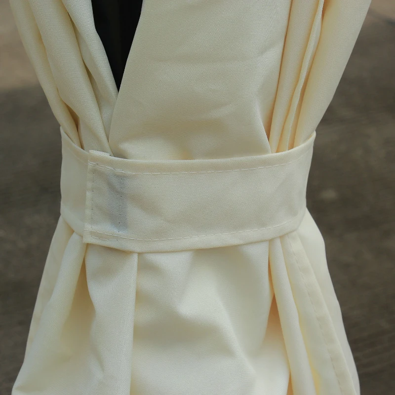 Outsunny Gazebo da Giardino 3x4m in Acciaio con Doppio Tetto e 4 Tende Laterali, Crema