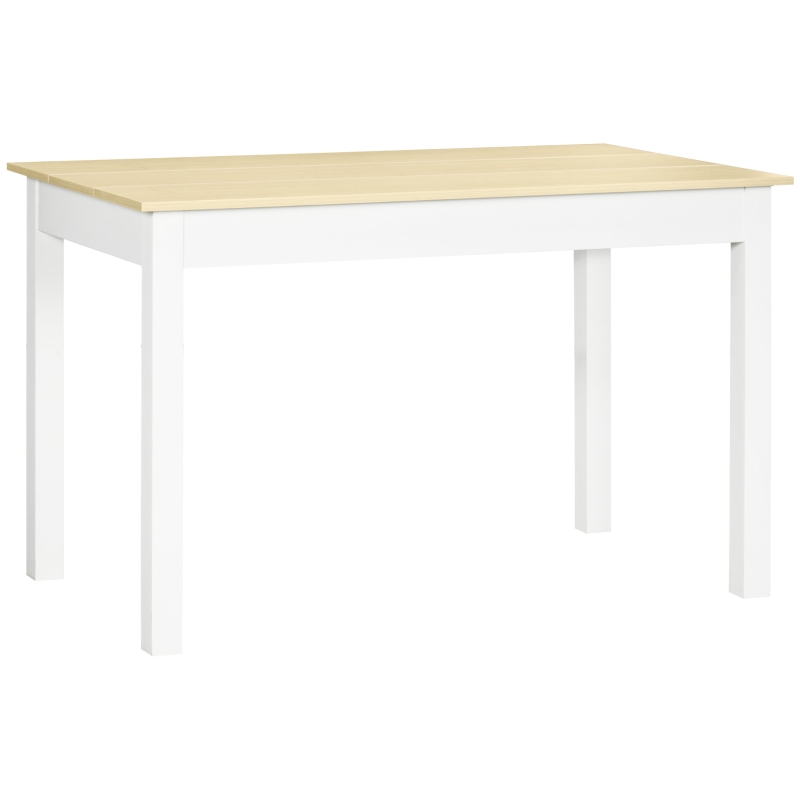 Tavolo Da Bar HOMCOM 4 Ripiani Stile Moderno - Cucina E Soggiorno - Piano In Melamina Effetto Marmo - Bianco E Grigio