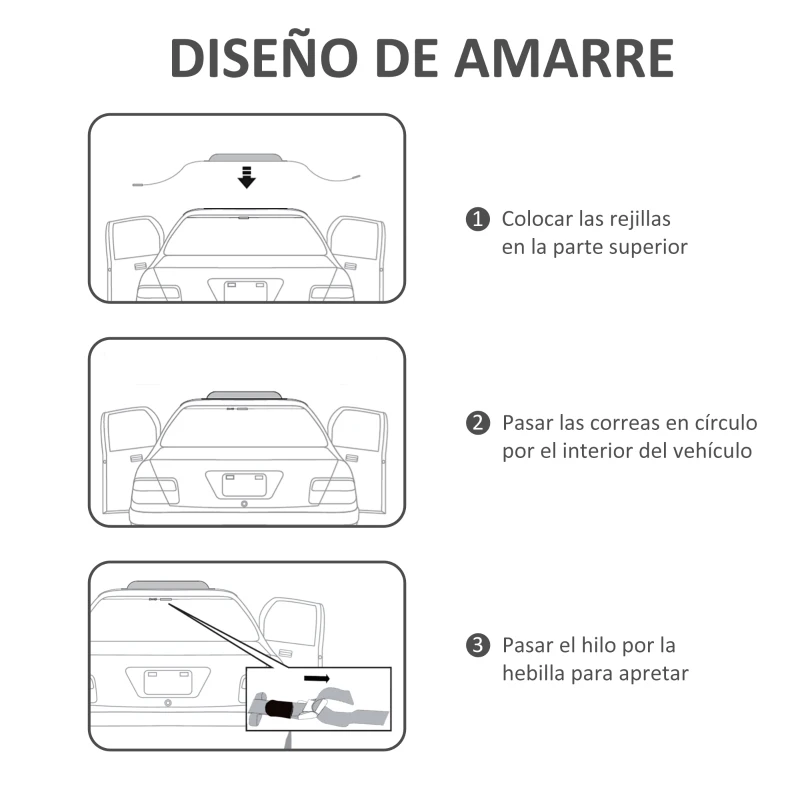 HOMCOM Barras de Transversales de Techo de Coche Baca Portaequipajes con Función Autoinflable Carga máx.75 kg 89x12x8 cm Negro