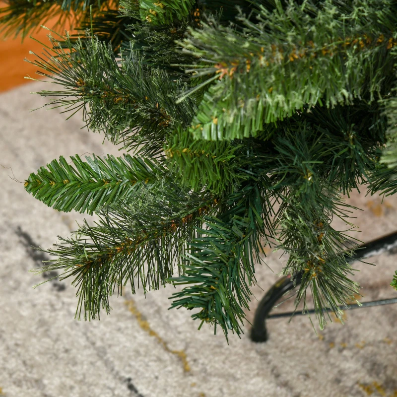 HOMCOM Sapin arbre de Noël artificiel 150 cm 665 branches + support pied vert