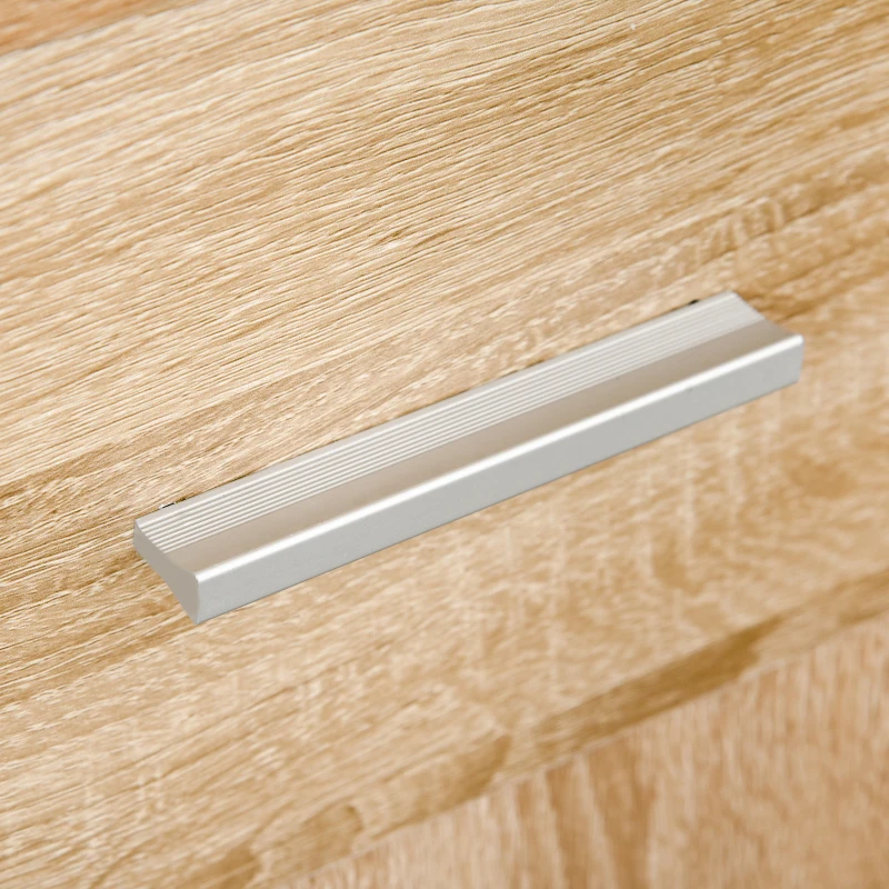 HOMCOM Scrivania Angolare Moderna in Legno con Cassetto, Armadietto e Mensole, Arredamento per Ufficio e Casa, Rovere