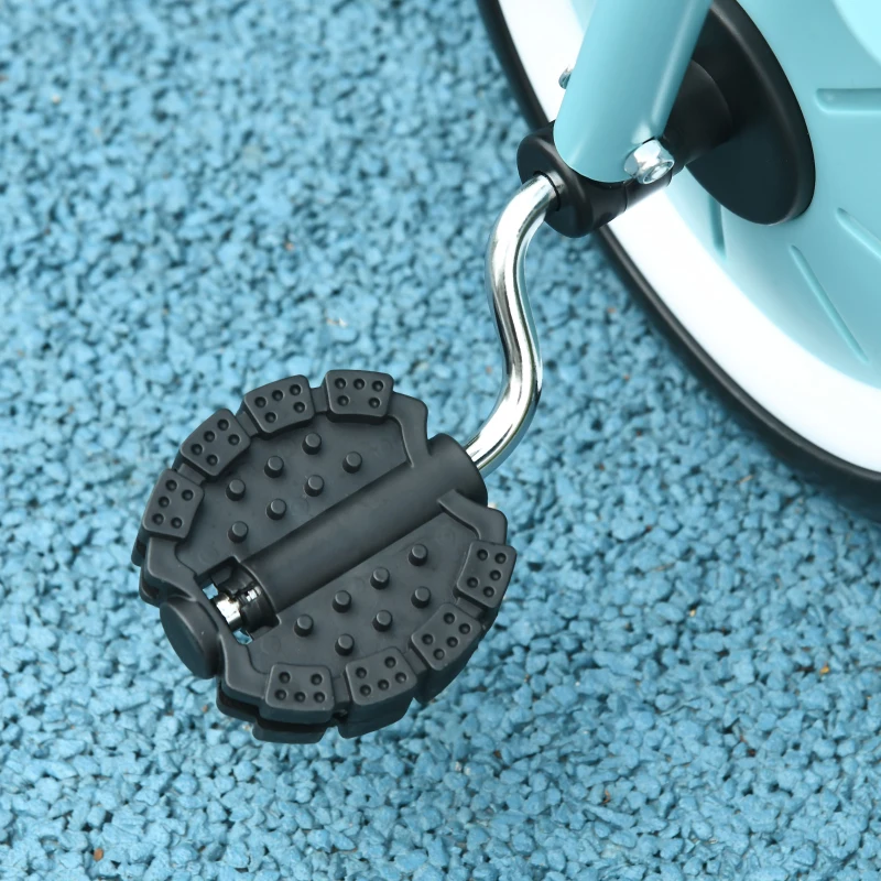 AIYAPLAY Tricycle enfants avec sonnette et panier selle réglable avec dossier - pour enfant de 2 à 5 ans bleu