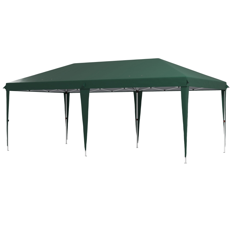Outsunny 6 x 3 m Pop-Up Steel Frame Gazebo - Green