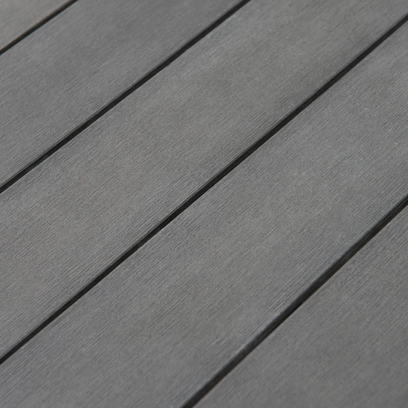 Outsunny 7 pz Set da Pranzo da Giardino Tavolo da Esterno con 6 Sedie, Mobili da Giardino in Rattan PE e Acciaio con Cuscini Lavabili, Marrone e Crema