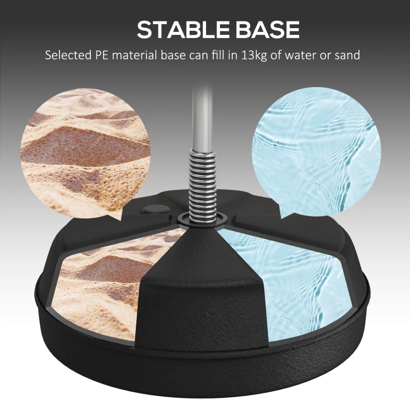 HOMCOM Punching Bag with Stand Boxing Bag Set with Adjustable Height, Red