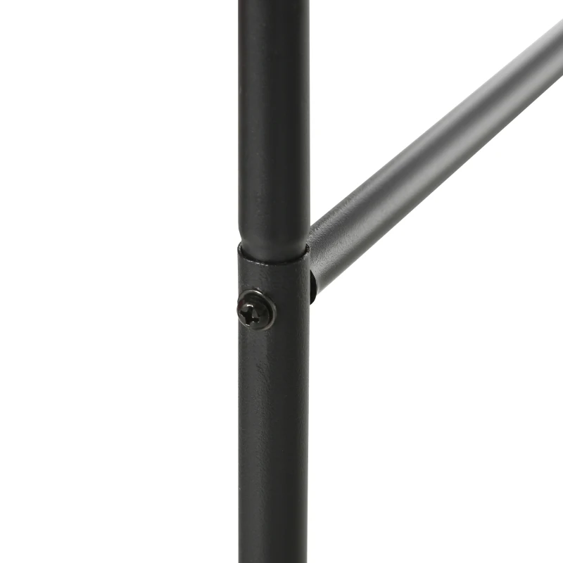 Outsunny Arco per Rampicanti in Metallo per Giardino ed Esterni, 140x40x240cm, Nero