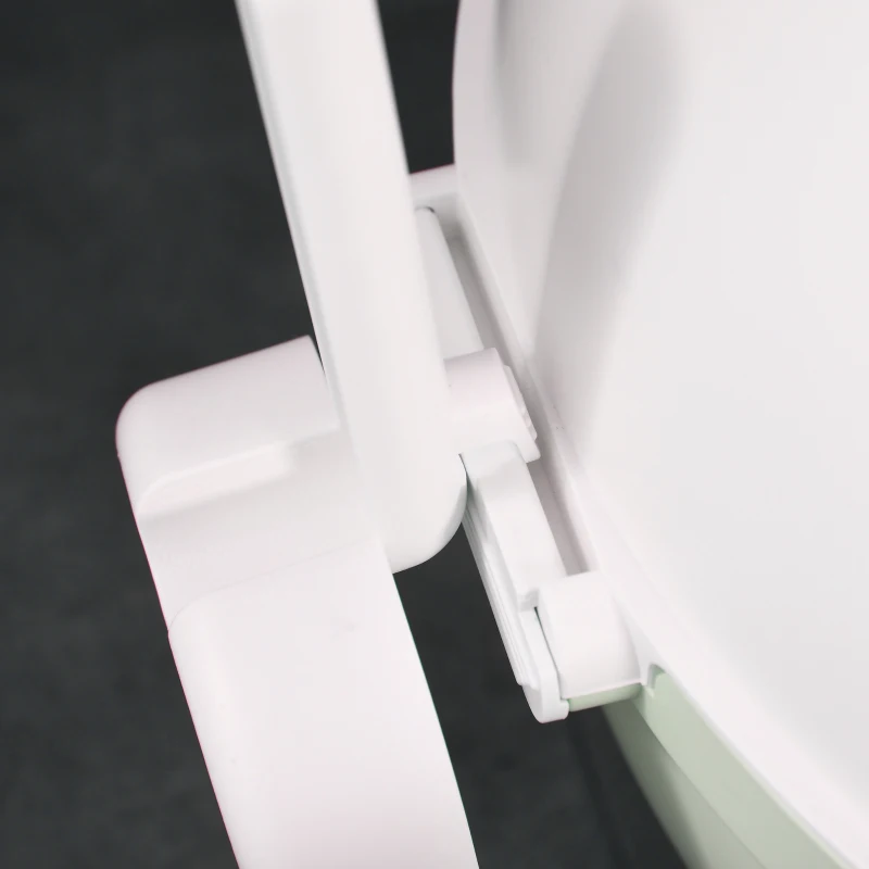 PawHut Bac à litière pour chat maison de toilette avec porte battante couvercle amovible 53 x 51 x 48 cm vert et blanc