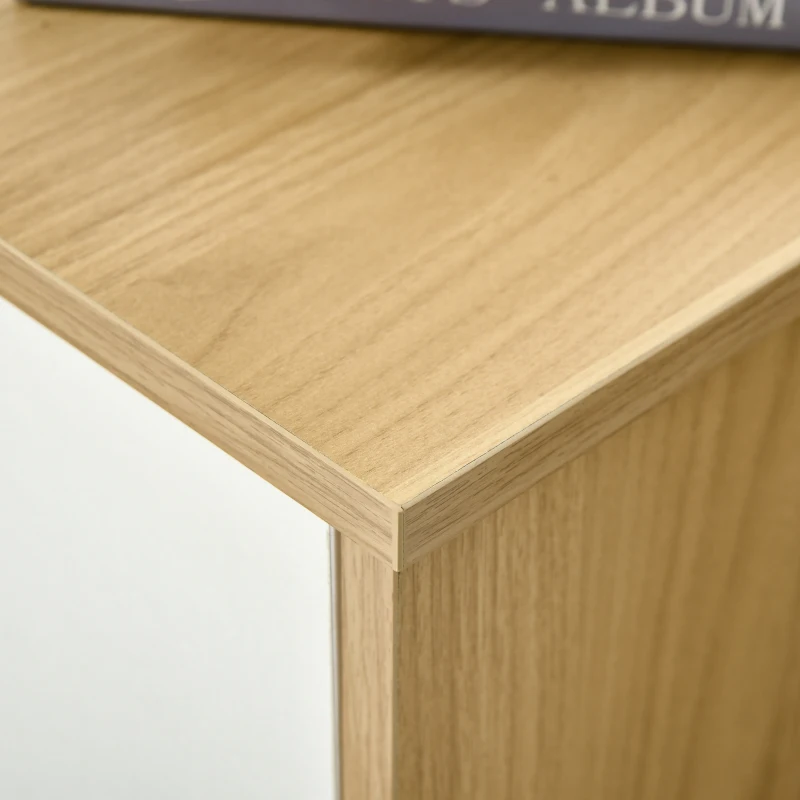 PawHut Mobile Lettiera per Gatti con 2 Ante e Ripiano Interno Estraibile, 60x55x62.5cm - Bianco e Legno