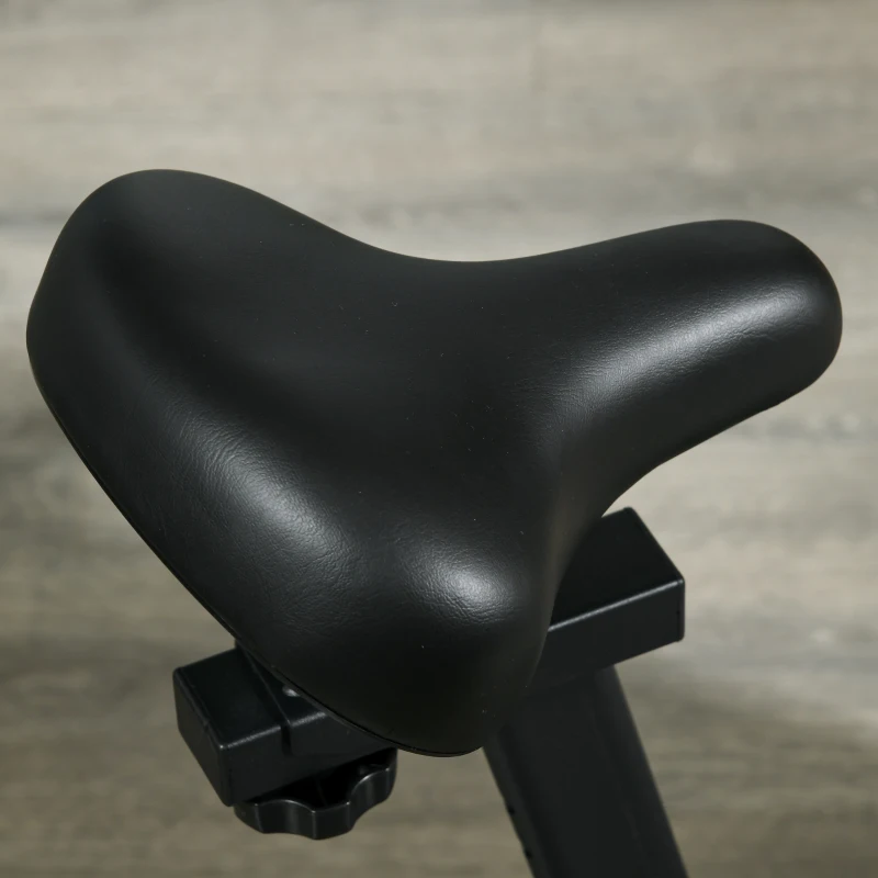 SPORTNOW Vélo d'appartement volant d'inertie silencieux écran LCD guidon et selle réglables support Ipad porte-gobelet intégrés