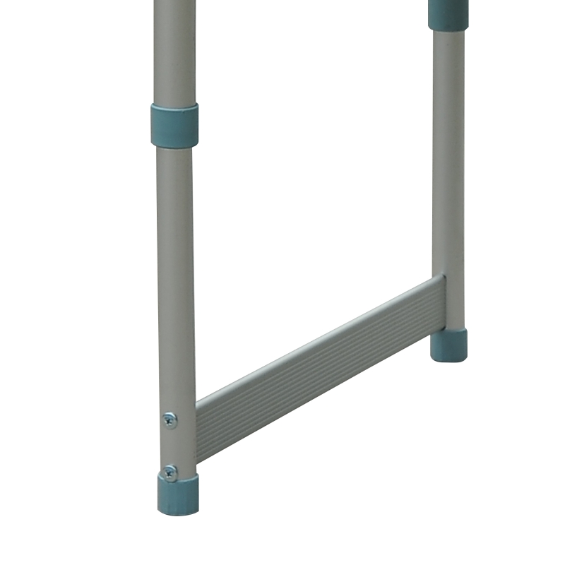 Outsunny Mesa Plegable de Picnic como una maleta para playa camping 60x45x64cm Aluminio Altura Ajustable