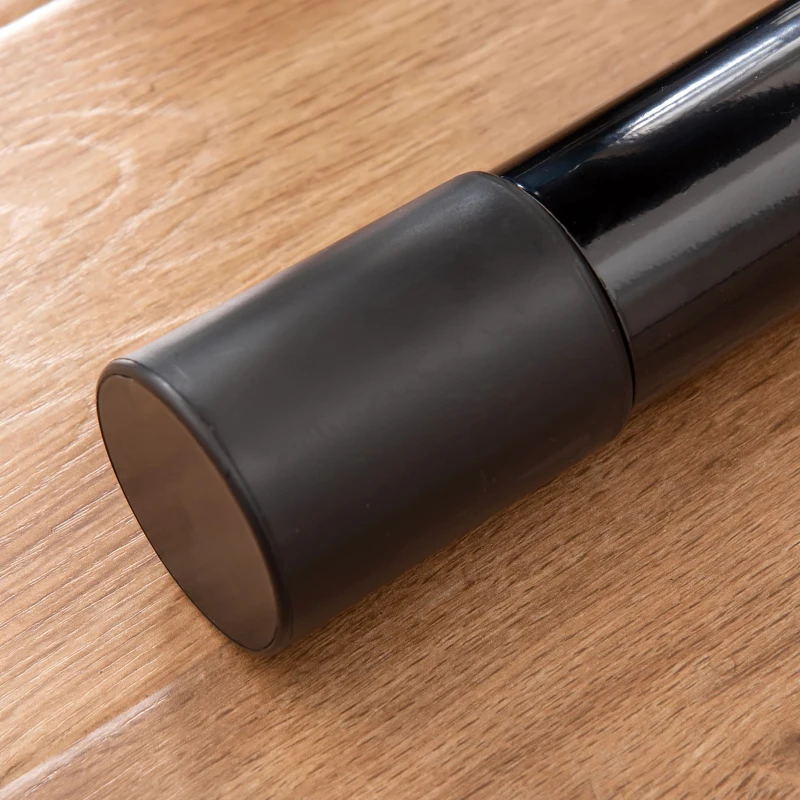 HOMCOM Stepper con Monitor LCD, Manubrio Regolabile ed Elastici, 55x53x118-128cm, Nero e Blu