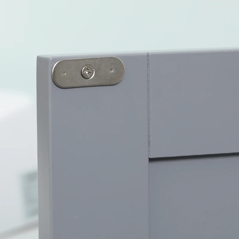 kleankin Mueble para Debajo del Lavabo con 2 Puertas y Estante Interior Ajustable Estilo Moderno 60x30x60 cm Blanco