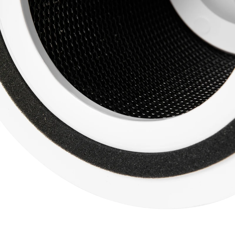 HOMCOM Filtro de Repuesto H13 HEPA para Purificador de Aire Elimina Virus Polvo y Alérgenos Filtro de Carbón Activo 19,3x19,3x14,8 cm Blanco