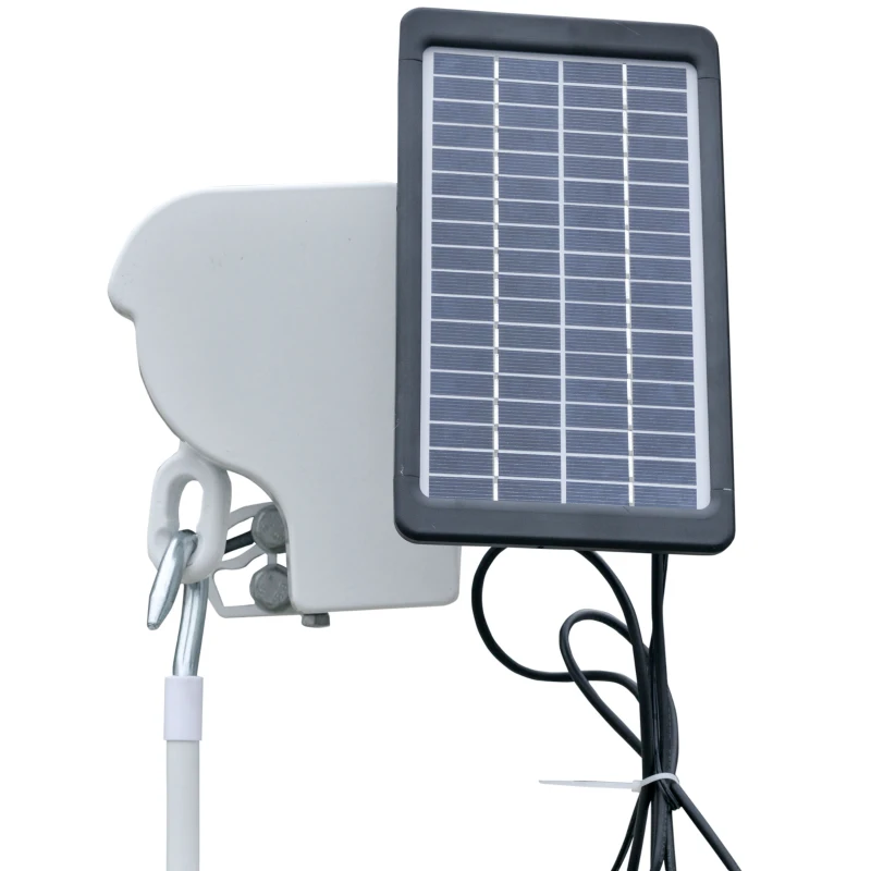 Outsunny Store banne Manuel rétractable Lumineux LED Aluminium Polyester Haute densité imperméabilisé dim. 3L x 2,5l (avancée) m Gris