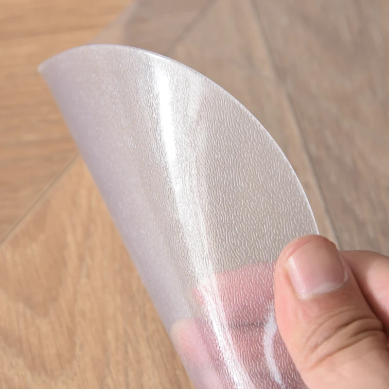 HOMCOM Tappetino per Sedia Ufficio Salvapavimento in Plastica, 90x120cm, Trasparente