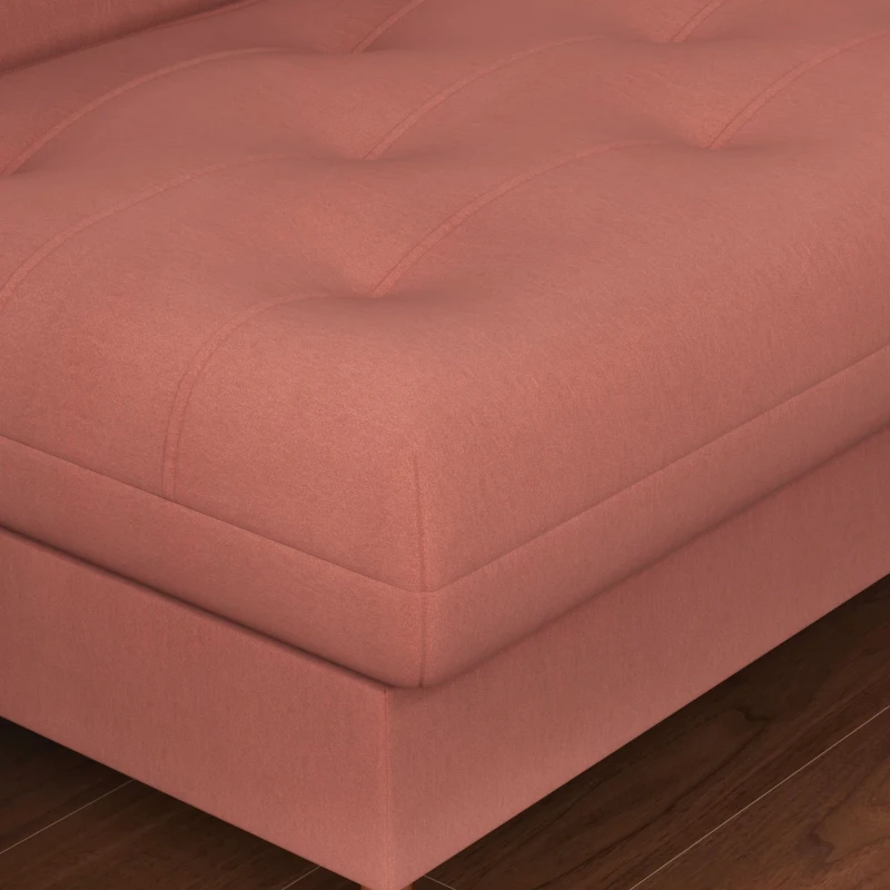 HOMCOM Divano Letto 3 Posti con Schienale Regolabile a 3 Livelli in Microfibra, 185x85x84cm, Arancione